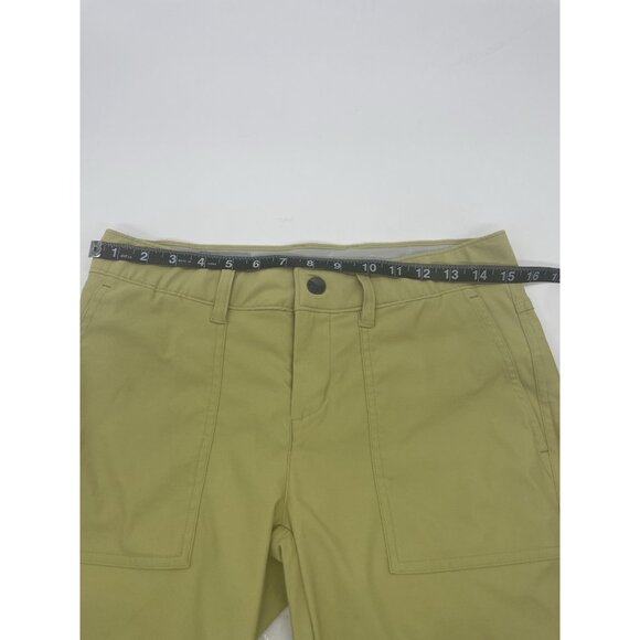 Stio Women Utility Pants Green Sz 6 Mid Rise Ankle Zipper Outdoor Hiking Travel - Picture 6 of 6